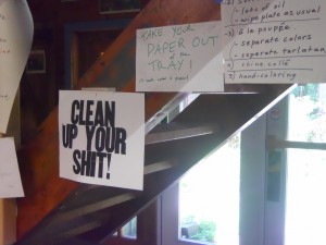 Printmaking workshop