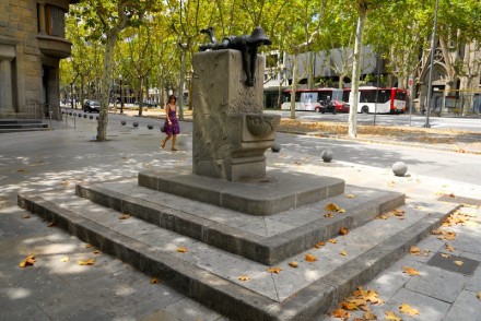Fountain at Corsega:Diagonal