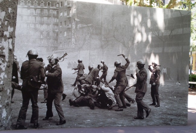 Los Grises in Passeig de Sant Joan, February 1976