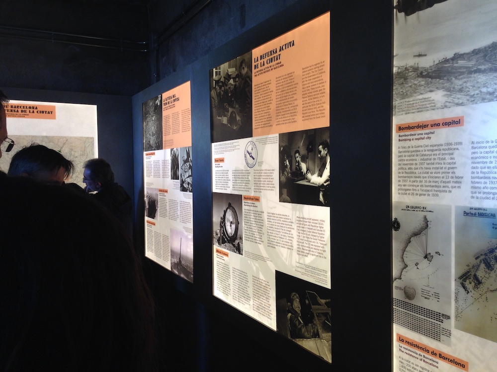 Interior of The Bunkers, Turo de la Rovira