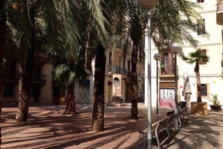 Plaça Trilla, Gràcia, barcelona by Bill Sinclair