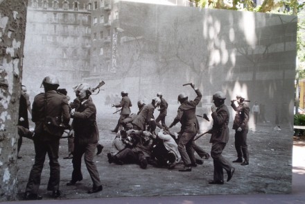 Los Grises in Passeig de Sant Joan, February 1976